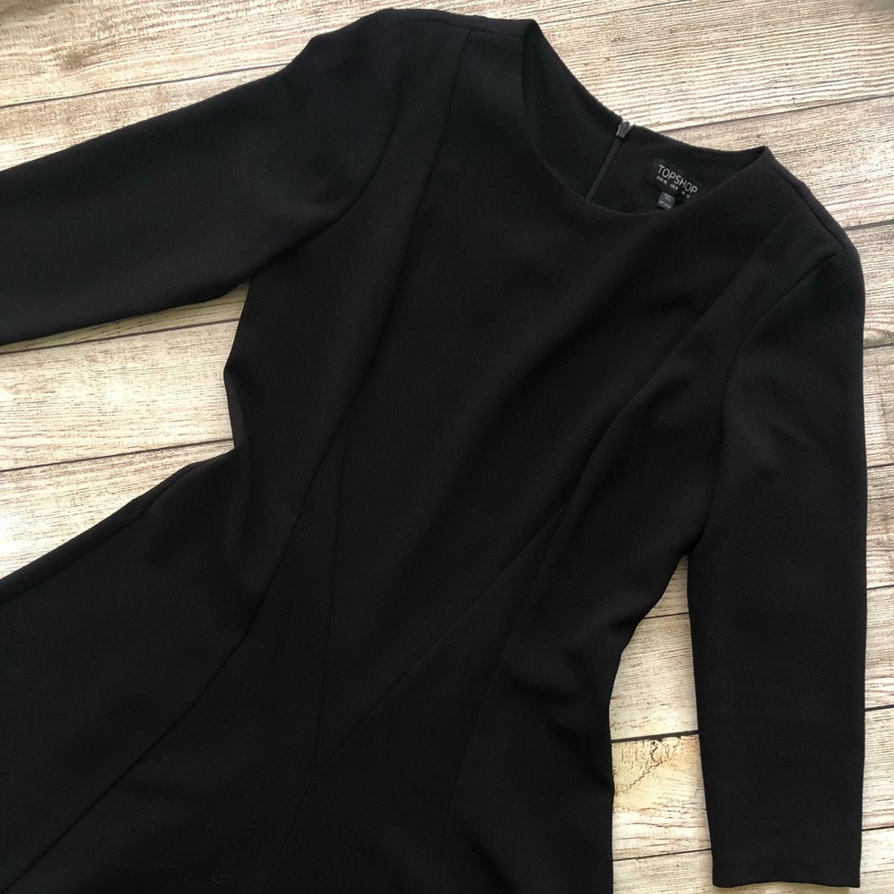 Topshop Womens Black Dress Size US 8
